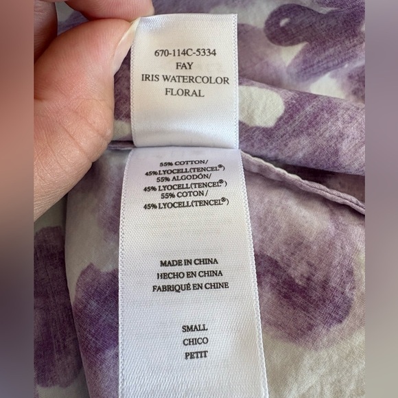 Rails Iris Watercolor Floral Mini Dress | Size Small - Picture 8 of 8